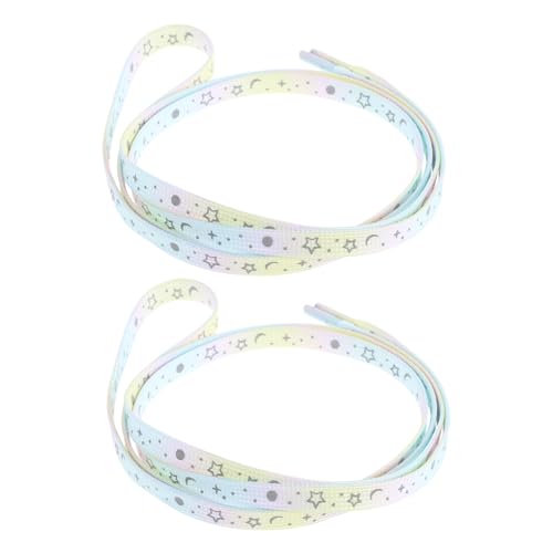 Beavorty Cordones Reflectantes Galaxy Cordones LED Para Zapatillas Infantiles De Cinta Para Zapatos Luminosos De Cinta Elásticos