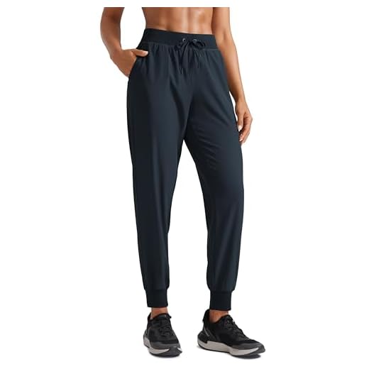 CRZ YOGA Lightweight Workout Joggers 27.5" True Navy Large