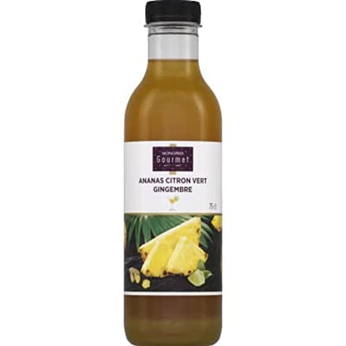 Monoprix Gourmet Jus ananas citron gingembre 75cl