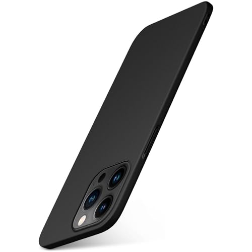Coque de protection iPhone 15 Pro ultra fine et rigide noire mate