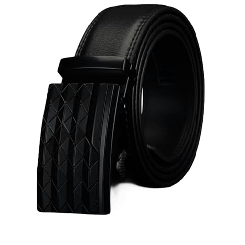 Ceinture en cuir automatique ajustable sans trou pour homme sans serrage