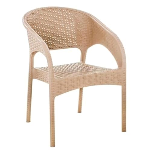 كرسي راتان بلاستيك لغرفة المعيشة الداخلية والفناء الخارجي، م...