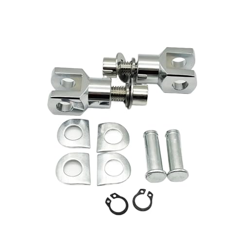 Repose-pieds avant moto Softail FXST support universel chrome anti-rouille