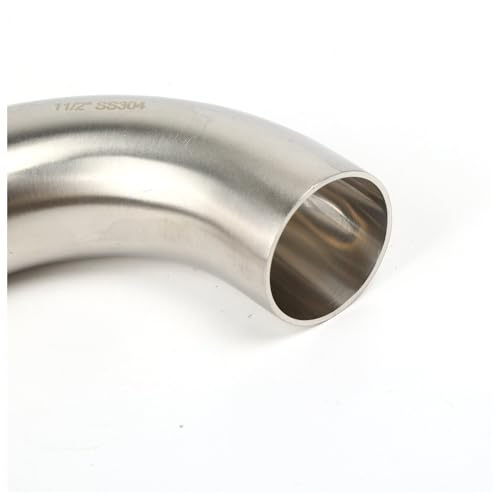 Codos largos de 90 de acero inoxidable de 1.5 pulgadas para tuberías sanitarias 8