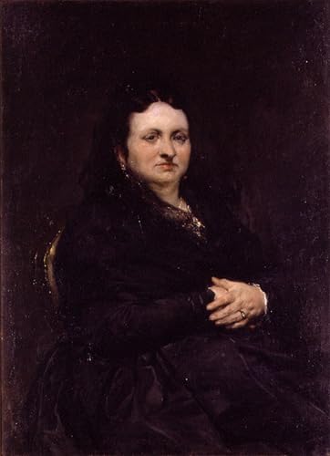 Lienzo para pared de 60x90cm con retrato de doña Carmen Cervera por Francisco Domingo Marqués