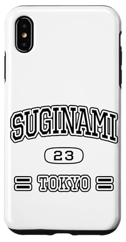 杉並区 SUGINAMI【チームユニフォーム カレッジ風】東京 23区 JIMO-T ジモティ プレゼント 面白い スマホケース iPhone XS Max 用 杉並区 SUGINAMI【チームユニフォーム カレッジ風】東京 23区 JIMO-T ジモティ プレゼント 面白い スマホケース iPhone XS Max 用