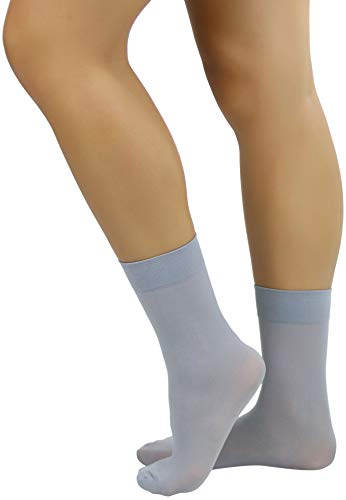 Image of ToBeInStyle Womens Pack of 6 Trouser Solid Print Anklet Socks