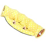 Tubes tunnels pour chats : fabriqués à partir de matériaux en flanelle souples de haute qualité, pratiques durables, ils ont une , pour lapin