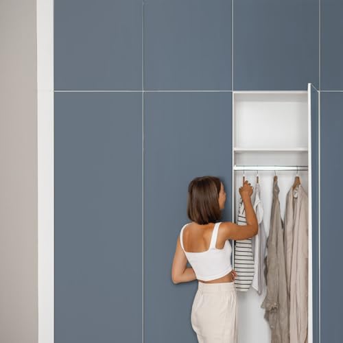 Vinilo autoadhesivo impermeable mate lavable para puertas armario 3