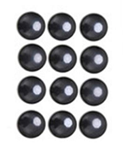 FIOLTY 12 pc Puerta de Coche de la Cubierta del Protector de Tornillo Accesorios para Renault Twingo talismán tráfico Clio 1 2 3 4 Deporte captur Laguna: 12 PC Negro