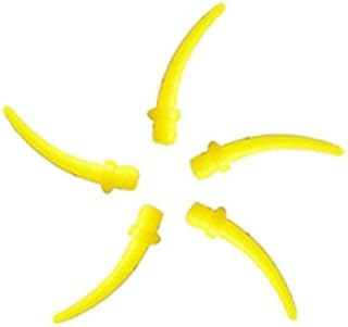 SDentÂ® TUV CE 100pcs =1 Pack Intra Oral Dental Impression Mixing Tips Dental Intral Oral Mixing Nozzle Mixing Tip for Resiz Yellow