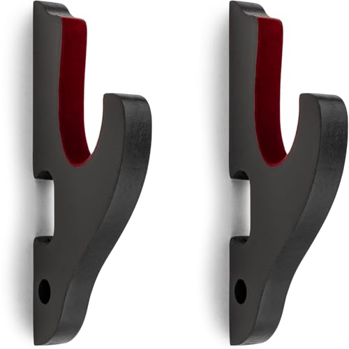 Ekkhysis Sword Holder Wall Mount 1-Tier Velvet Padded Hook Katana Holder Adjustable Display Hanger for Samurai Sword Tanto Rapier Light Saber Cosplay Blade Tanjirou Demon Slayer Weapon Rack
