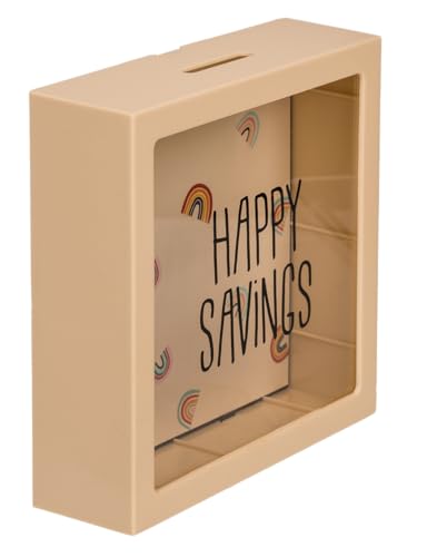 Salvadanaio Box Con Cornice In Decorazione Arcobaleno In Plastica 15Cm - 3