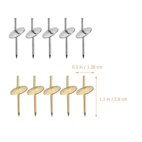 Image of 30pcs Picture Hanging Nails Hooks for Easy Installation Drywall Safe Reliable Wall Hangers for Photos Clocks and Kitchenware