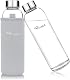 Ryaco Glasflasche 1 Liter und 550 ml – Umweltfreundliche Trinkflasche