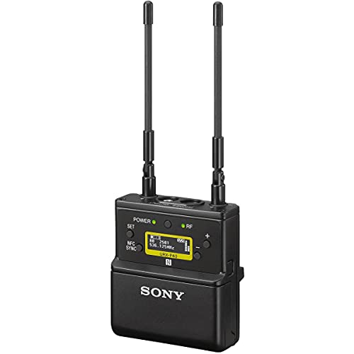 Sony URX-P40 Receptor Inalámbrico de Montaje para Cámara, UC90: 941-960MHz