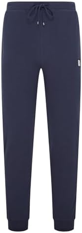 DKNY Hawks Waffle Herren-Loungehose mit hohem Baumwollanteil, maßgeschneiderte Jogginghose für Herren mit Markenstreifen, Kordelzug an der Taille und tiefen Taschen, bequeme Jogginghose für Herren