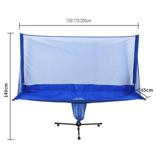 Filet de récupération de balles de tennis de table bleu pliable pour robots - 6