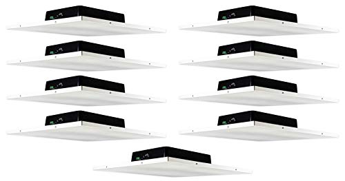 Rockville 9 DCS8T 70V Commercial Drop Ceiling Tile Speakers 4 Office/Restaurant