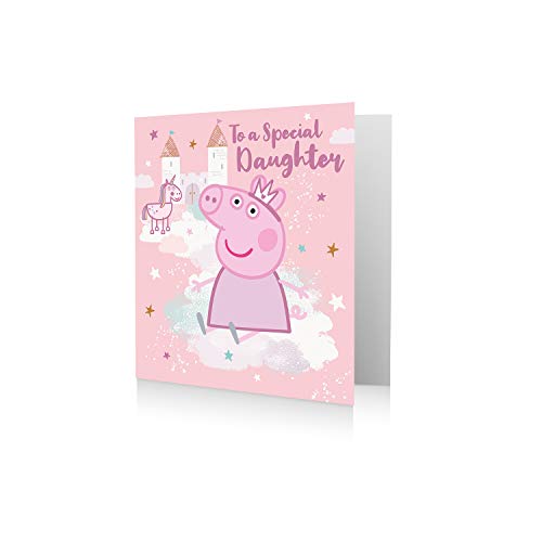 Tarjeta de cumpleaños oficial de Peppa Pig para hija