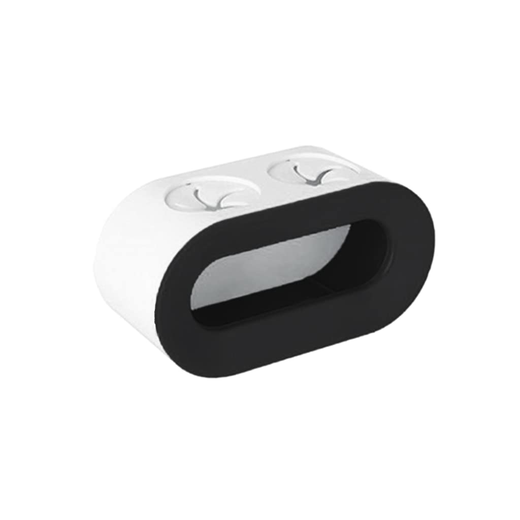 Bathroom Toothbrush Rack Double Hole Wall Mounted Electric Toothbrush Stand Punchless Adhesive Toothbrush Storage 1PC