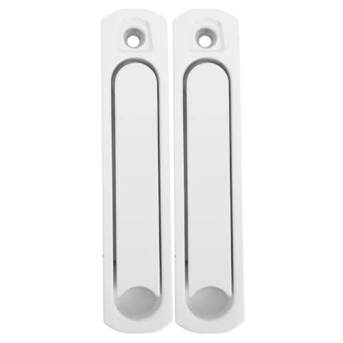 Holidyoyo 2 Piezas Invisible Window Handle Zinc Alloy Sliding Door Pull Handle For Screen And Glass Doors Child-Safe Hidden Design For Kitchen Bedroom Living