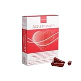 AORA AQlesterol Plus - Reduce Colesterol de Forma Natural 30 cápsulas | Disminuye LDL y Triglicéridos | Aumenta HDL | Fitosteroles, Niacina, Ajo Negro y Vitamina B1 | Apoyo Cardiovascular