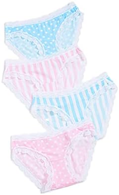 Stripe & Stare Women's Spots & Stripes Panties Box, Multi, S