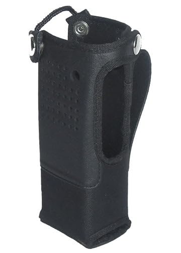 Nylon Carry Case Compatible with Motorola APX 6000XE Two Way Radio - with Fixed Belt Loop (Full Display)