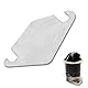 AGR Ventilplatte, Dichtung blind AGR-Ventildichtung platte kappe verschlussplatte, Edelstahl EGR Blindblockplattendichtung, Passend für Motoren - 1.4 und 1.6 HDI(Ohne Löcher)