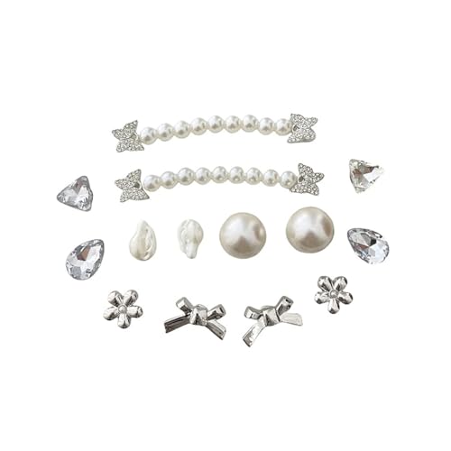 Breloques for chaussures perles et chaînes en diamant bijoux DIY pour sabots de jardin et fête