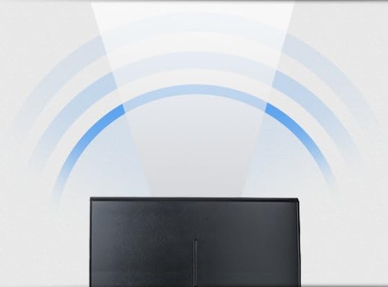 One For All Filtro Antenna 3G/4G/5G Per DVB-T2 | AGC, Portata 0-25 Km, 4K Ultra HD, Nero