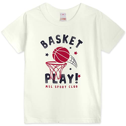Conjunto Basket, Marisol Play, Meninos, Bege, 6