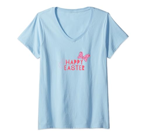 T-shirt Minnie Disney de Pâques col V vêtement femme printemps