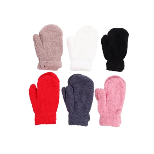Moufles en polaire contre le froid mains gelées hiver lot unisexe