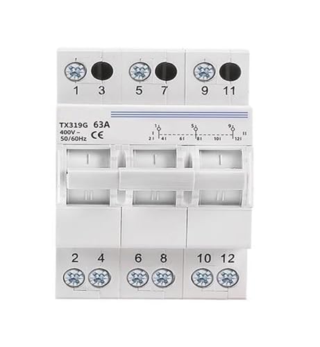 Disjoncteur de transfert double alimentation 40A avec verrouillage 230V