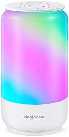 Bedside Table Lamp, Touch Dimmable Night Light with 3 Color Temperatures 2700K-5700K, Nightstand Lamps with Color Changing RGB & Music Sync for Bedroom, Living Room, Kids Room, Dorm, Home Office