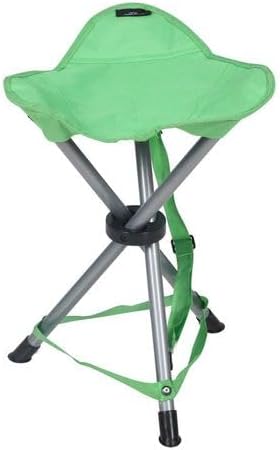 Tripod Stool Camping Chair featuring a lightweight and portable design made from RipStop fabric (2.2 lbs), perfect for Camping, Hiking and Fishing with weight capacity up to 225 lbs. - Amazon product rated Grade D