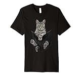 Serious Face Cat Pocket Premium T-Shirt