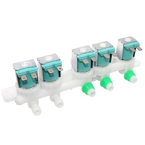 DC97-15459G Water Inlet Valve Assembly UPGRADED Fit for Samsung Washer, Replace 3276197 AP5623056 PS4220861 EAP4220861 - DC97-15459G Samsung Washer Water Inlet Valve 5 YEARS WARRANTY by Beaquicy