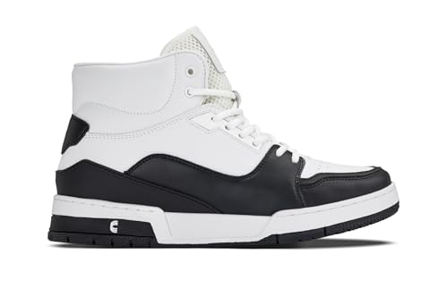Image of CALTO Men's Invisible Height Increasing Elevator Shoes - Lace-up Sporty High Top Sneakers - 3 Inches Taller