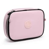 Estojo Escolar Box Organizador Kika Quadrado Grande Feminino (Rosa)