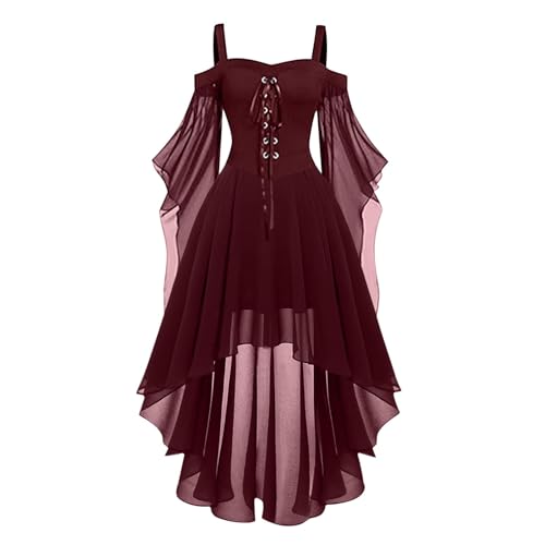 Robe tendance grande taille coupe flatteuse manches évasées