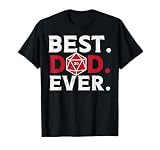 RPG Best Dad Ever Funny Gamer Daddy Papa Men T-Shirt
