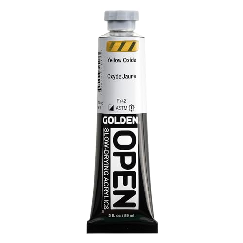 Golden : Open : Slow Drying Acrylic Paint : 59ml : Yellow Oxide I