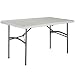 Goplus 5' Folding Table Portable Plastic Indoor Outdoor Picnic Party Dining Camp Tables