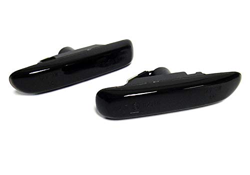 RZG 2 intermitentes laterales negros LED intermitentes para 98 – 02 E46 3 unidades trifáltico Coupe delante de LCI 01-04 E46 Hatchback