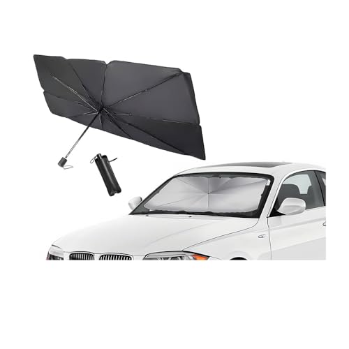 Coche Parabrisas Delantero Parasoles Paraguas para Land Rover Discovery/Discovery Sport,Parasol Plegable Protección UV Almacenamiento Fácil Accesorios,135 * 79cm