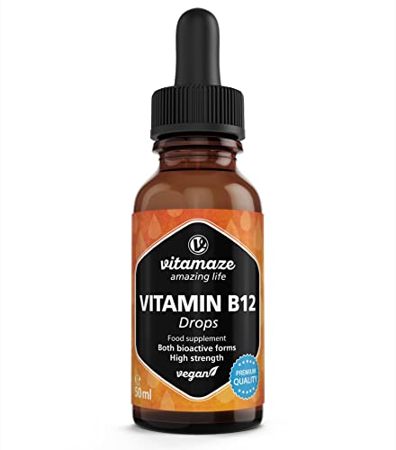 Vitamin B12 Drops, 500 mcg, 50 ml