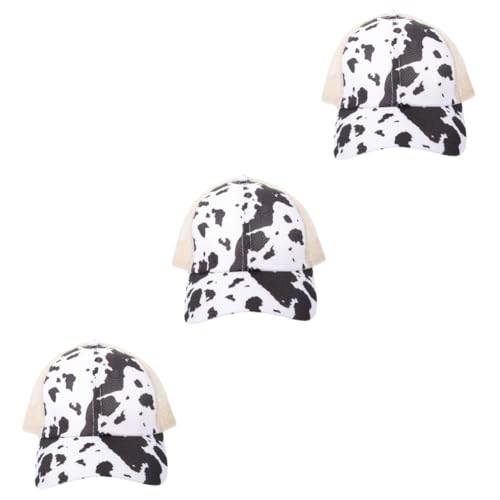 Chapeaux de sport pour hommes queue de cheval vache en polyester respirant et léger